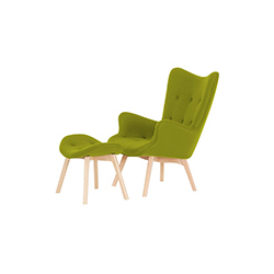 輪廓休閑椅&腳踏 contour lounge chair and ottoman